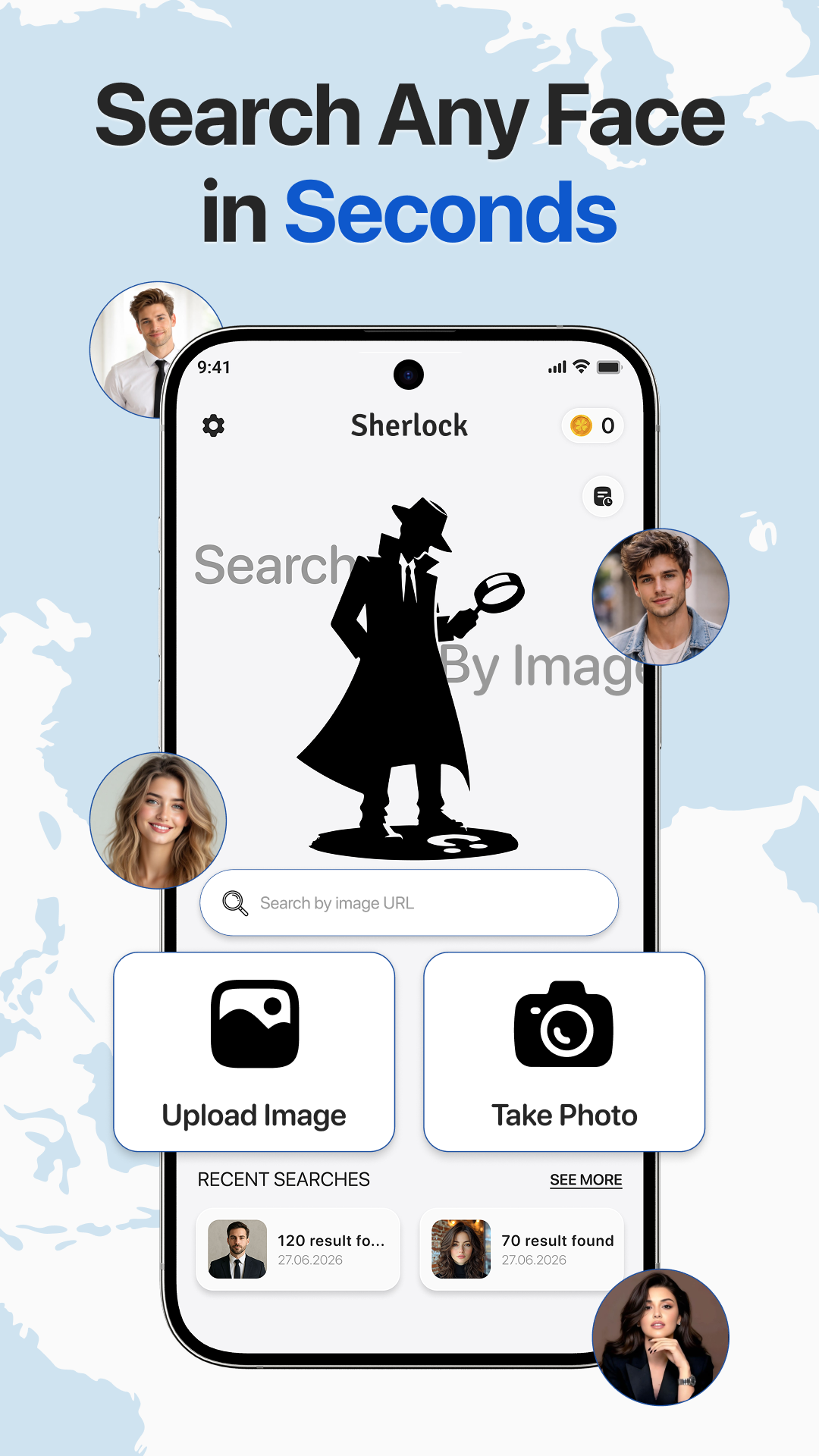 Sherlock - AI Face Search screenshot